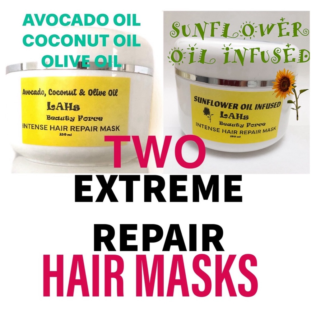2 Hair Masks EXTREME REPAIR With Specialty Oils